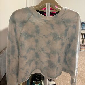 Levi's Laundry Day Raglan Cropped Crew Neck Sweatshirt